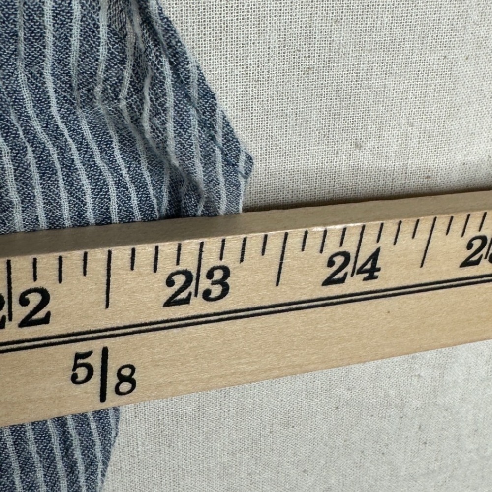 Ann Taylor Loft Striped‎ Button Down Mini Dress s… - image 6